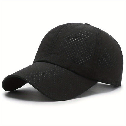 Breathable Mesh Baseball Cap with UV Protection for Outdoor Sports, Hiking, Running & Cycling | Lightweight Fast-Drying Summer Hat for
