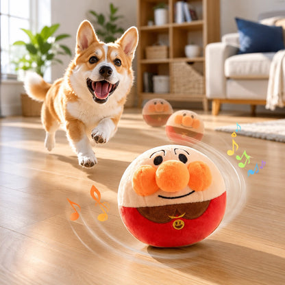 Ortekor Interactive Electric Bouncing Plush Dog Toy for Indoor Chase Play & Bored Dogs