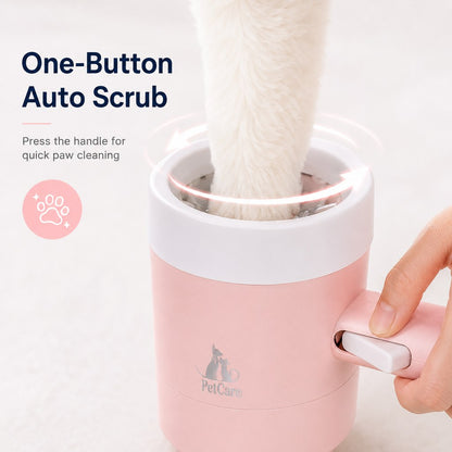 Ortekor Electric Dog Paw Cleaner Cup for Muddy Walks - One-Button Paw Washer Helps Keep Floors, Couches & Car Seats Clean