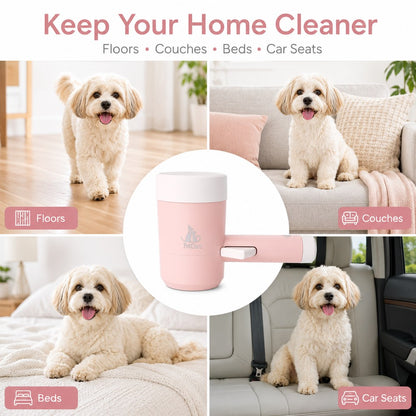 Ortekor Electric Dog Paw Cleaner Cup for Muddy Walks - One-Button Paw Washer Helps Keep Floors, Couches & Car Seats Clean