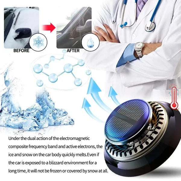 Windshield Ice Melter for Cars – USB Defrost Tool for Winter – Rapid Glass De-Icer for Frozen Windows & Mirrors