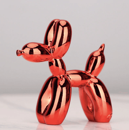 Creative Home Decor | Electroplated Balloon Dog Sculpture with Abstract Design | Unique Wall Decor for Modern Room Aesthetics