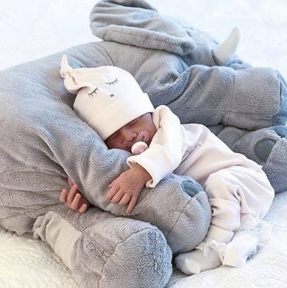 Plush Elephant Nursery Pillow for Babies & Toddlers – Soft Cuddle Cushion for Nap Time, Play & Decor