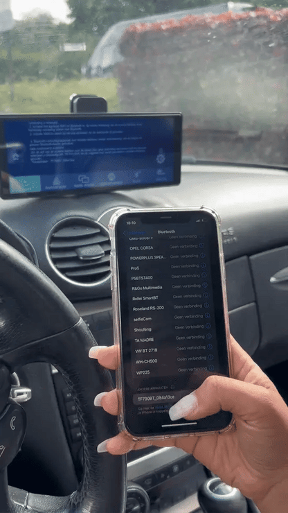 Wireless Car Tablet with Touchscreen & Navigation | Compact Entertainment Hub for Seamless Connectivity