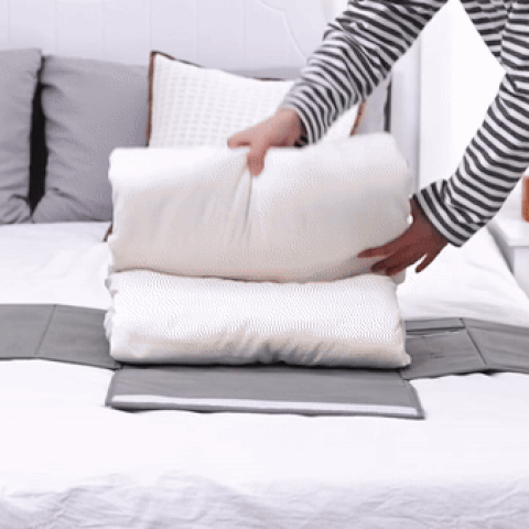 Folio Bedding Organizer - Foldable Design, Space-Saving Storage