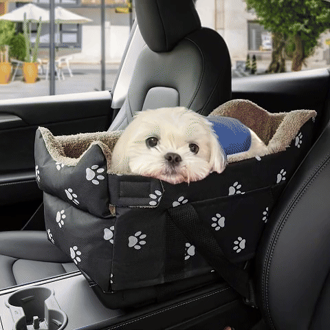 Oriana Travel Pet Bed - Durable Oxford Fabric, Adjustable Safety Straps