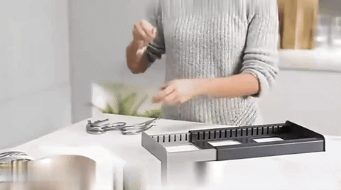 Evara Pot and Pans Organizer Rack - Adjustable Metal, Space-Saving Design
