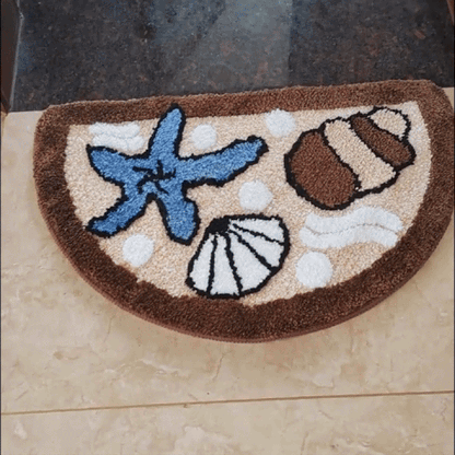 Fuzzy Bath Mat - Non-Slip, Colorful Design