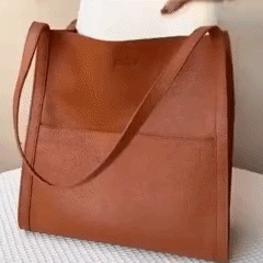 Tote Bags for Women, Large Shoulder Tote Bag with Structured Base, Vegan Leather Tote Bag for Work and Travel