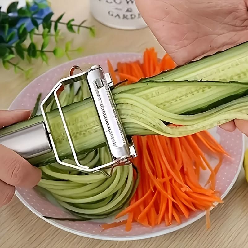 SLICEFLEX – Stainless Steel Vegetable Peeler & Julienne Slicer