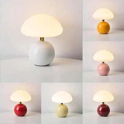CAPLORA – Modern Mushroom Table Lamp for Gentle Ambient Glow