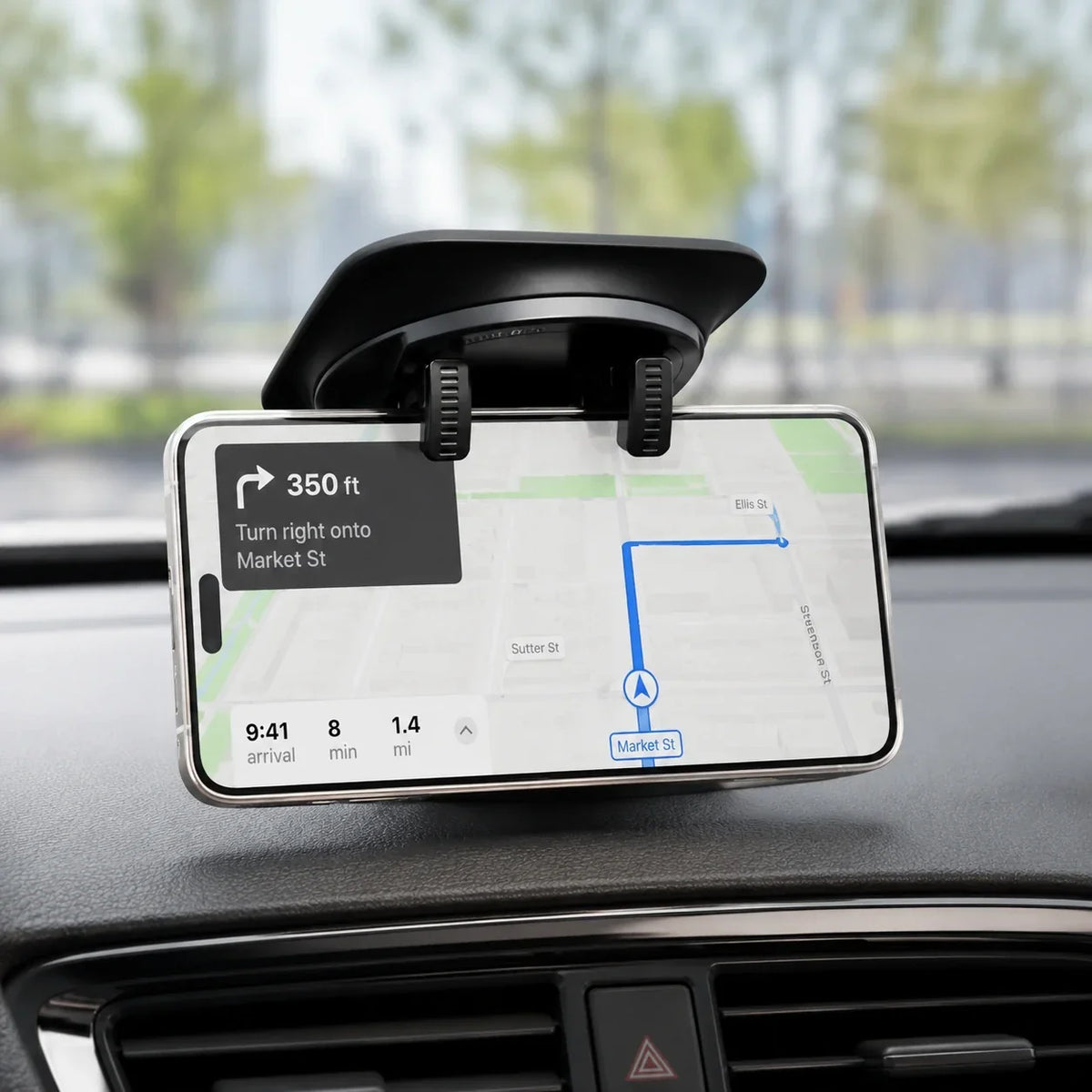 Dashboard GPS Mount for iPhone & Android with 360° Rotation & Hands-Free Viewing for Cars, Trucks & SUVs