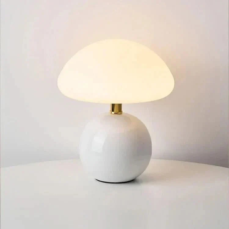 CAPLORA – Modern Mushroom Table Lamp for Gentle Ambient Glow