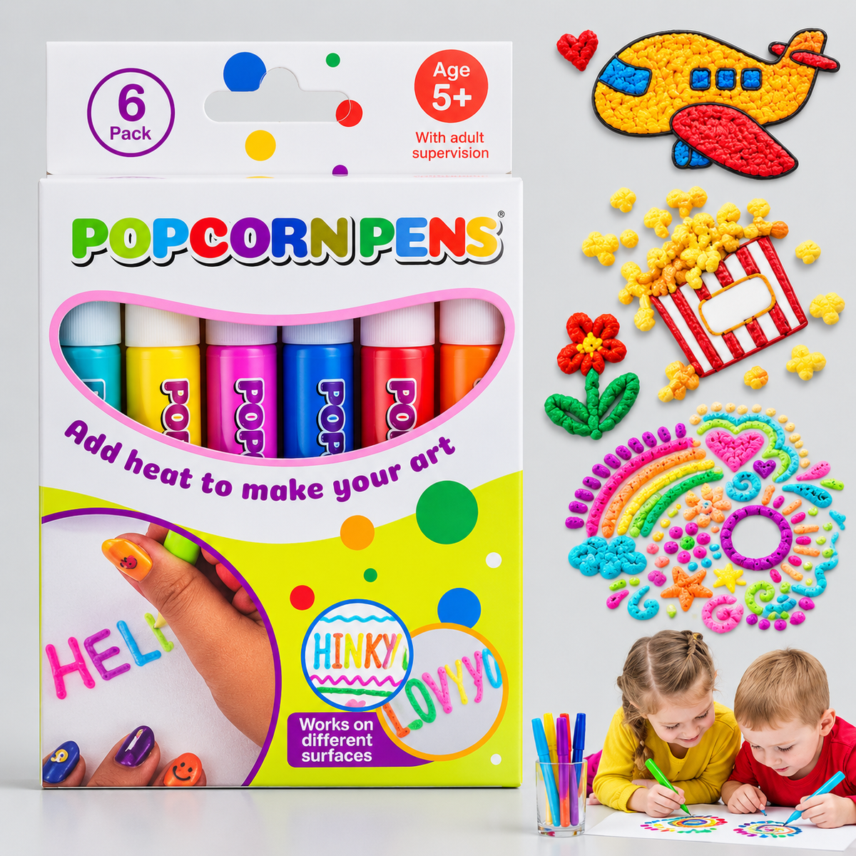 ARTSWELL – 3D Puff Effect Pens for Dimensional Art Effects