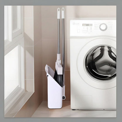 SWEEPFLOW – Compact Broom Dustpan Cleaning Set