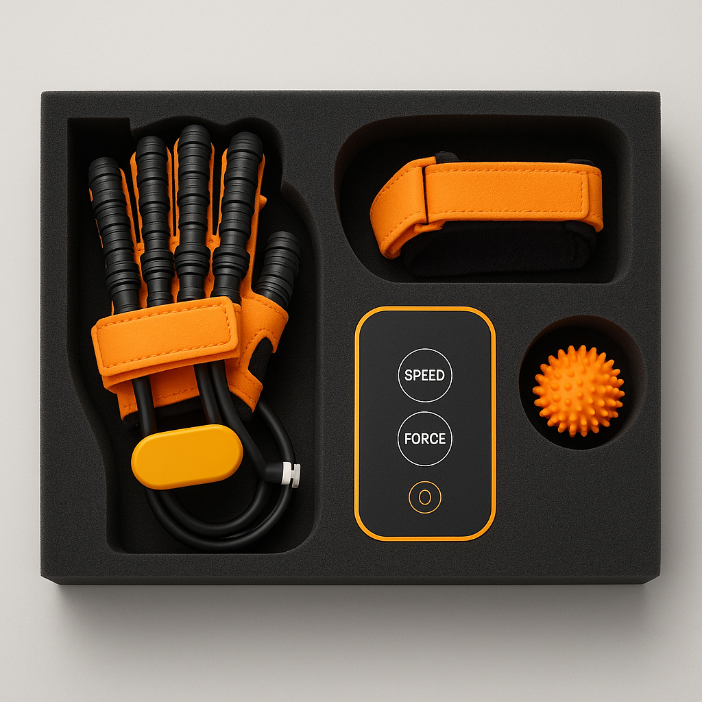 Powered Hand Therapy Gloves Rehab Recovery System for Stroke Arthritis Nerve Injury Support Mobility Training At-Home Physical Therapy Equip