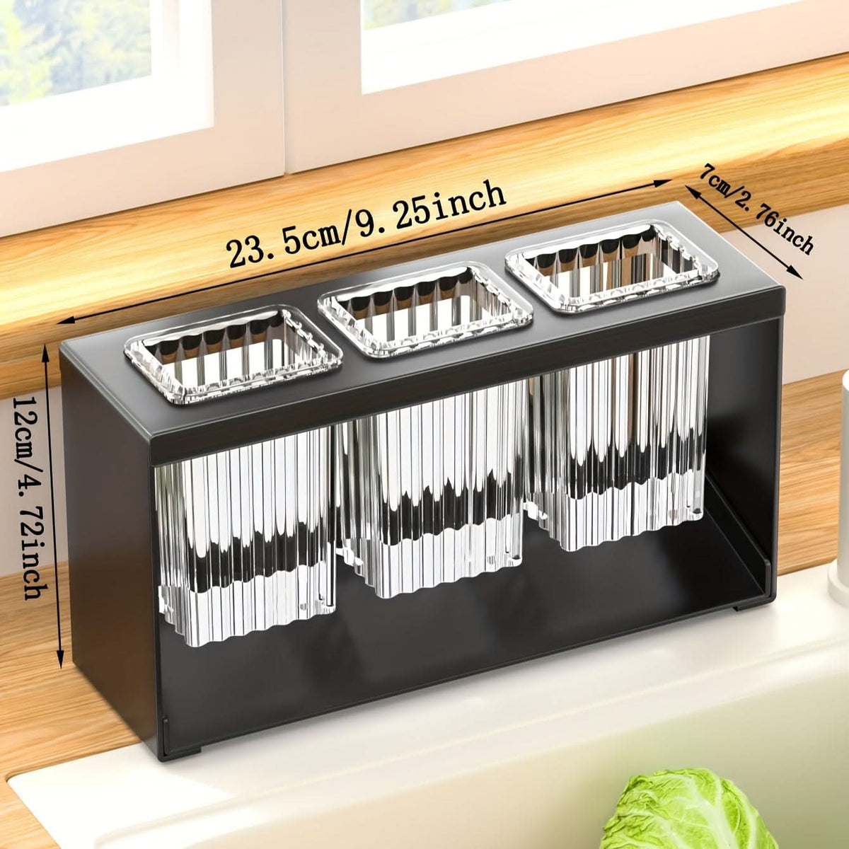 DRYFLOW – Kitchen Utensil Storage Rack Organizer