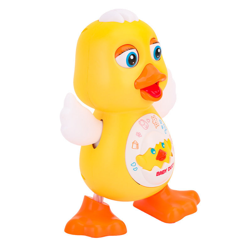 Interactive Musical Duck Toy with Lights and Motion for Infants and Toddlers – Crawling Encouragement, Sensory Development Activity
