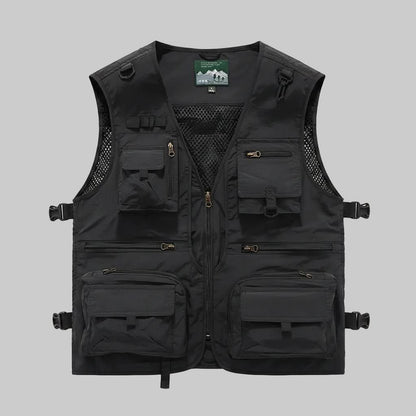 POCKETNEST – Casual Outdoor Vest with Secure Zipper Pockets