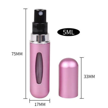 Perfume Atomizer Refillable Aluminum 5 ml