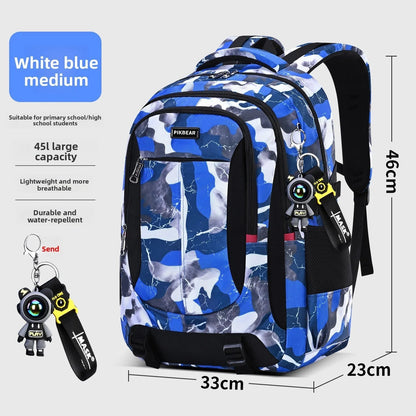 Multi-Compartment Student Backpack with Padded Laptop Sleeve & Adjustable Straps for School, College & Everyday Use