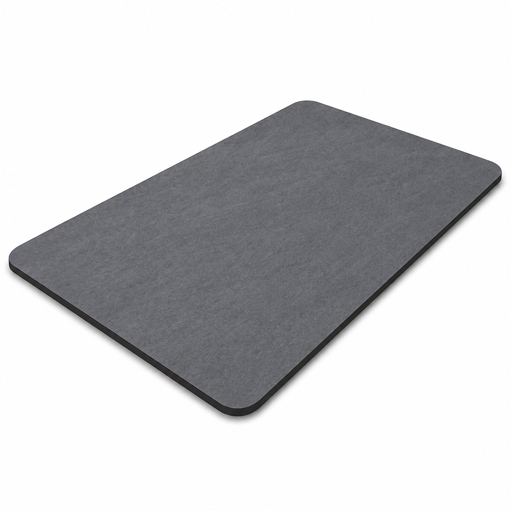 Ultra-Absorbent Quick-Dry Diatomite Bath Mat (Non-Slip Base)