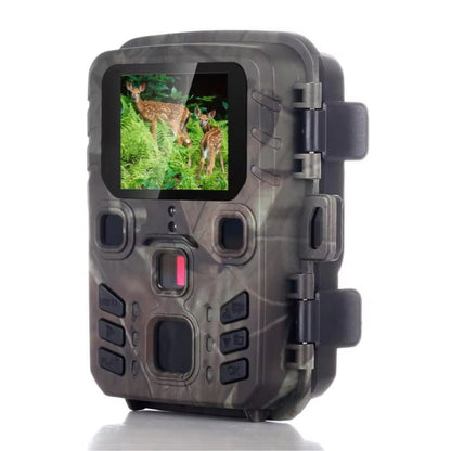WiFi Trail Camera with Night Vision & Motion Sensor for Outdoor Wildlife Observation & Property Security Monitoring