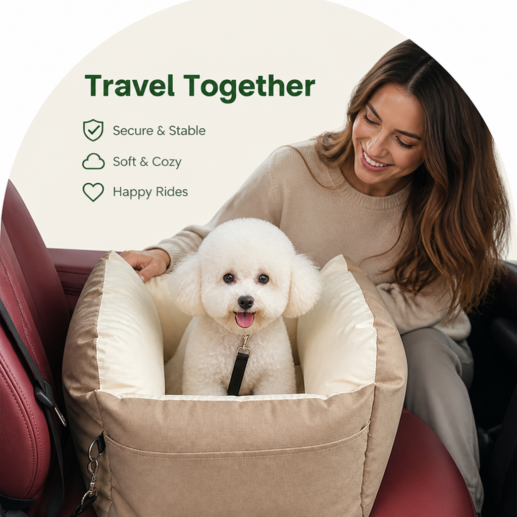Ortekor Portable & Washable Soft-Lined Car Booster Seat