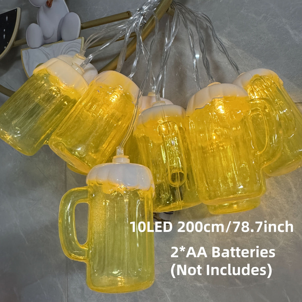 BREWGLOW – Beer Mug LED Top for Festive Ambient Lighting