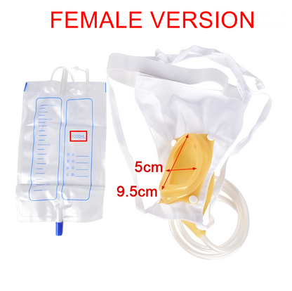 Washable Incontinence Underwear for Seniors with Built-In Collection Pouch – Discreet Adult Urinary Aid for Men & Women