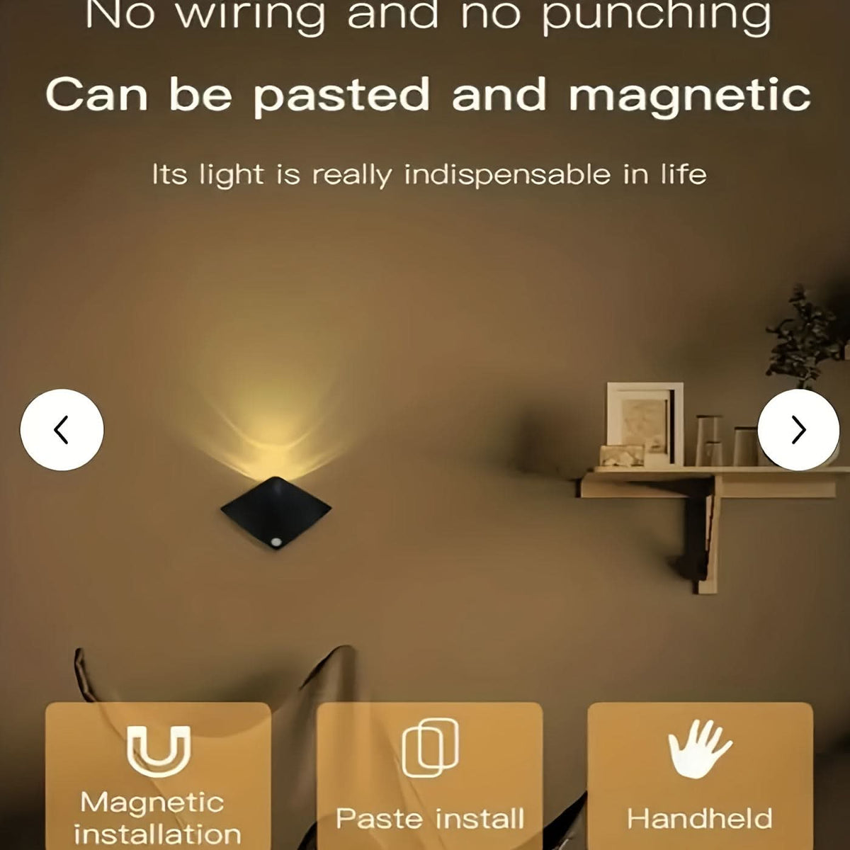 Auralis - Motion Sensor Modern Wall Night Light