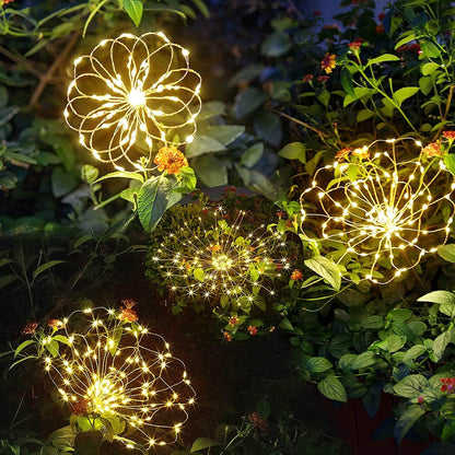 Solar Firework Garden Stake Light with 120 LEDs – Waterproof Outdoor Pathway Accent for Yard, Patio & Pool