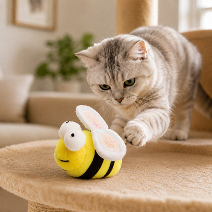 Ortekor Rechargeable Interactive Cat Toy - Flapping Bird, Plush Animal & Motion Activated Toys for Indoor Cats