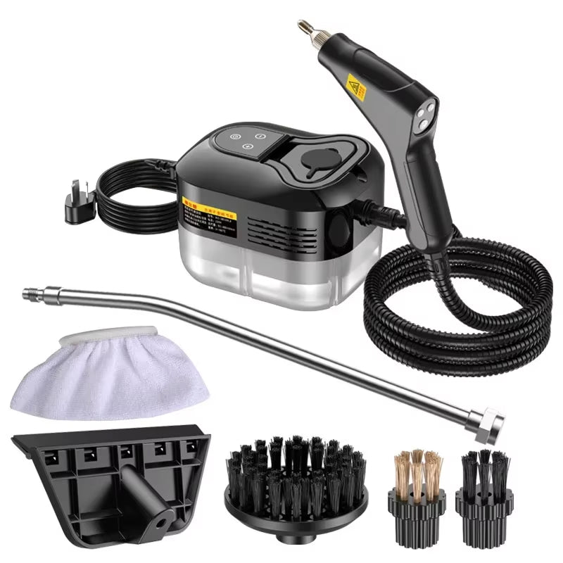 Portable High-Pressure Steam Cleaner for Kitchen, Upholstery & Auto Detailing – 2500W Fast Heat