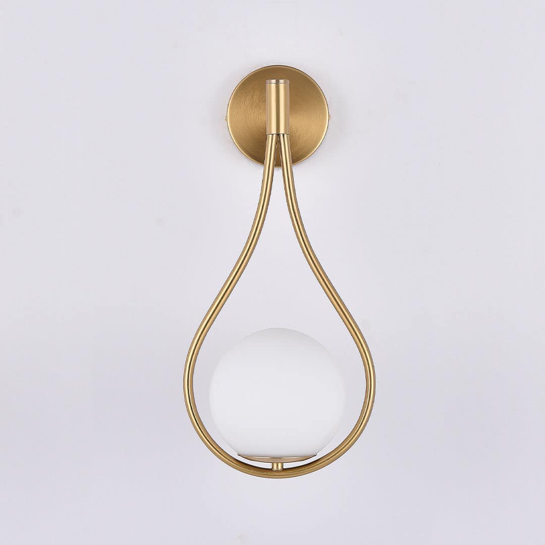 Metal Wall Sconce Minimalist Lamp Gold Black Silver Finish Hardwired Fixture Bedroom Hallway Living Room Dining Room Sconce