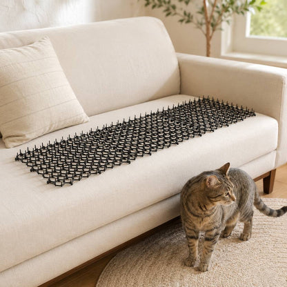 Ortekor Flexible Cat Deterrent Mat for Sofas & Gardens - Protect Furniture and Plants