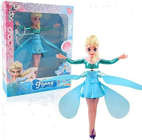 Flying Fairy Doll – Hand-Controlled Hovering Toy with Light-Up Wings for Girls & Boys – Interactive Flight Play