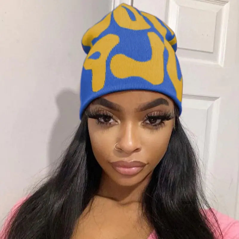 Knit Beanie Hat Warm Winter Cap Unisex Soft Stretch Skullcap Cold Weather Headwear Y2K Retro Cozy Slouchy Style Daily Casual