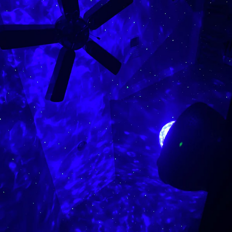 Galaxy Light Projector | 3-in-1 LED Star Projector with Bluetooth & White Noise | Create a Relaxing Atmosphere at Home