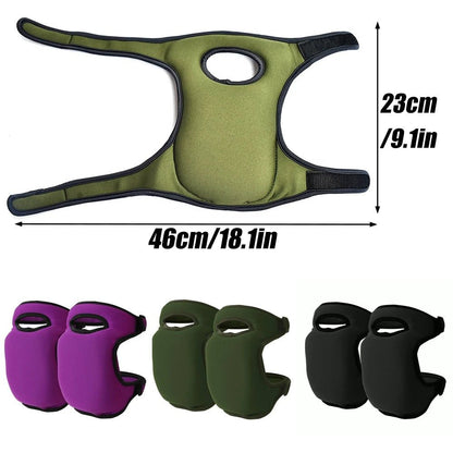 Cushioned Knee Pads for Gardening, Cleaning & Floor Work | Non-Slip Protective Kneelers with Water-Resistant Shell for Planting, Weeding
