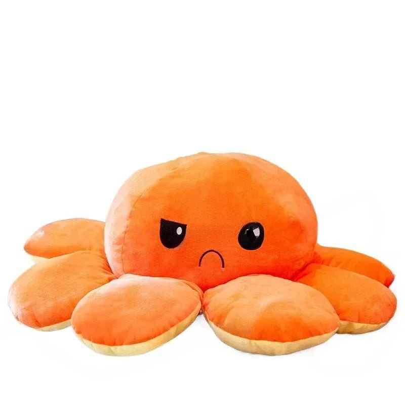 Double-Sided Emotion Plush Toy – Oversized Stuffed Animal for Feelings Expression, Room Decor & Cuddles