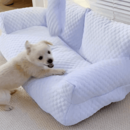 PetChill | Dog Couch with Cooling Fabric & Breathable Design | Comfortable Retreat for Hot Days