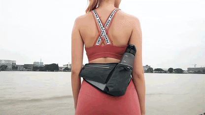 Active Gear | Waterproof Waist Bag with Adjustable Bottle Holder | Comfortable & Safe for Running and Hiking
