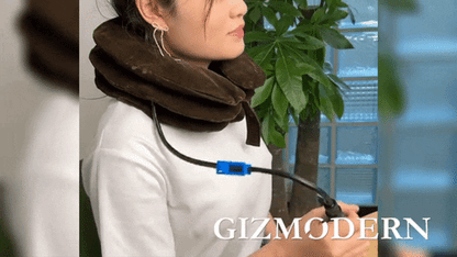 Travel Comfort | Inflatable Neck Pillow with 360° Support | Compact Design for Ultimate Relaxation
