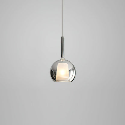 Glass Dome Hanging Ceiling Light 10 Inch for Kitchen Island Dining Room Indoor Pendant Fixture Adjustable Wire Metal Hardware