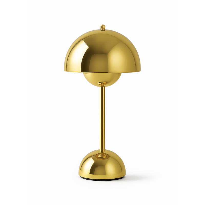 Adjustable Dimmable Metal Table Lamp – Petal Shade LED Desk Light for Living Room, Bedroom & Office