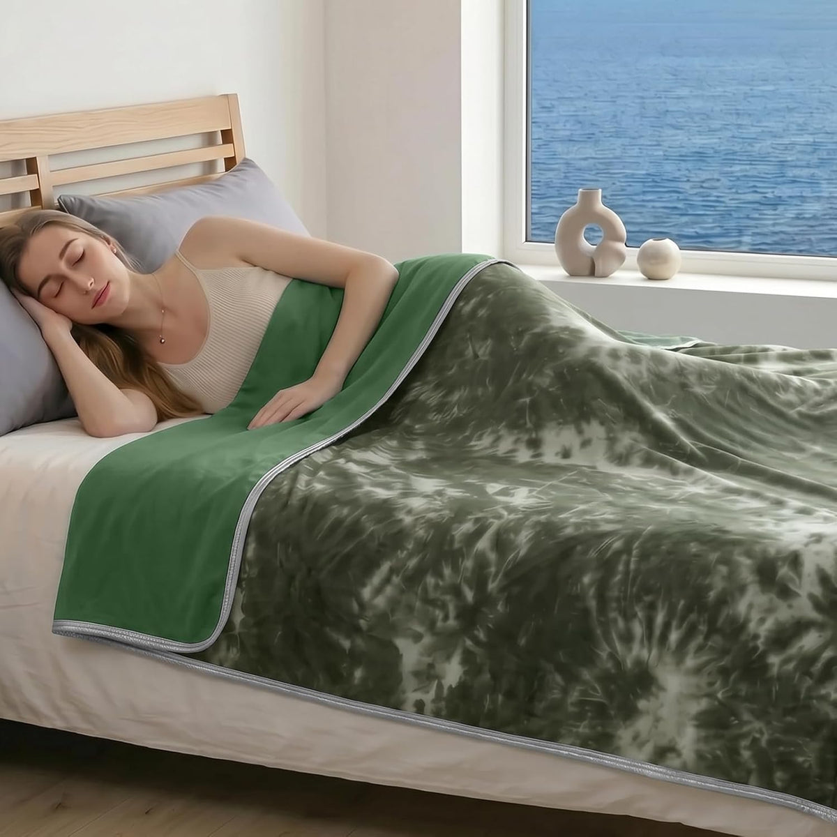 Cozy Nights | Cooling Throw Blanket for Hot Sleepers with Arc-Chill Technology | Lightweight & Breathable Summer Comfort