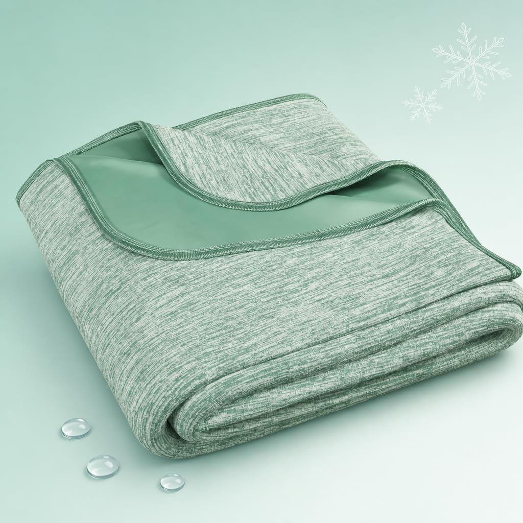 Cool Comfort | Queen Size Cooling Blanket with Q-Max >0.4 Fabric | Lightweight Summer Blanket for Hot Sleepers