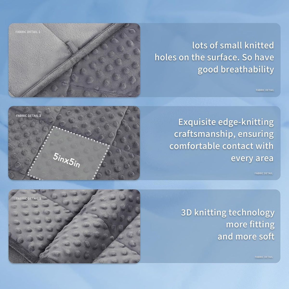 Cozy Comfort | Dots Weighted Blanket with Cooling Microfiber | All-Season Softness for Ultimate Relaxation