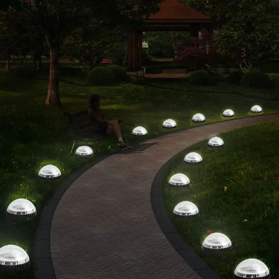 GROUNDLIVA – Waterproof Solar Ground Lights for Outdoor Landscapes
